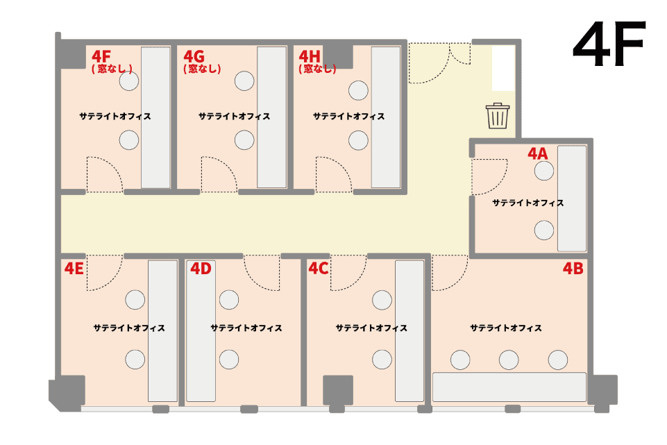 4階フロアマップ